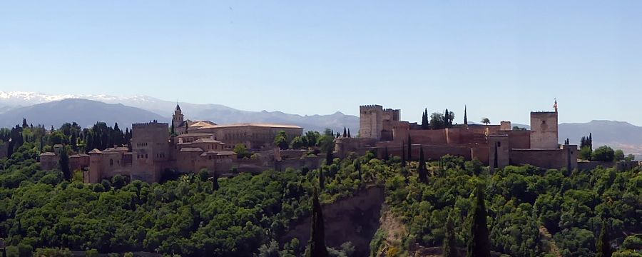 Blick auf die Alhambra