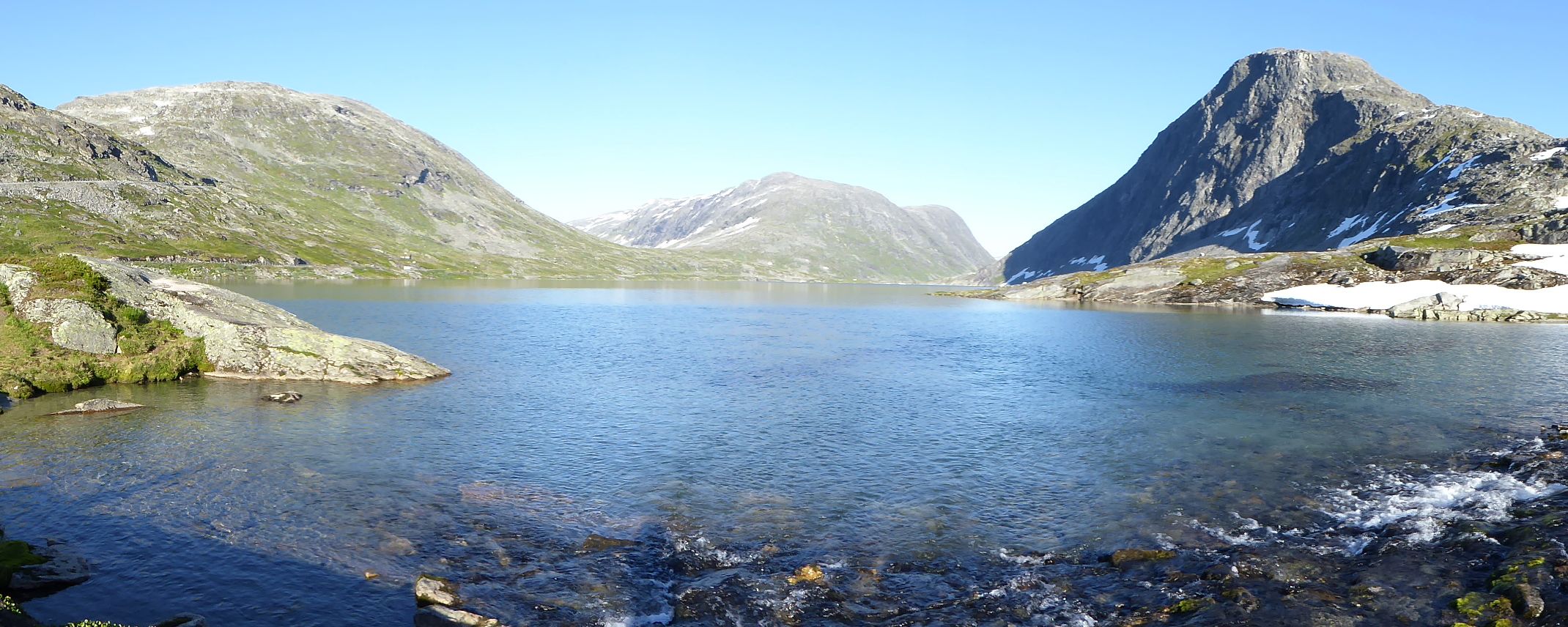 Gletschersee nahe Geiranger in Norwegen