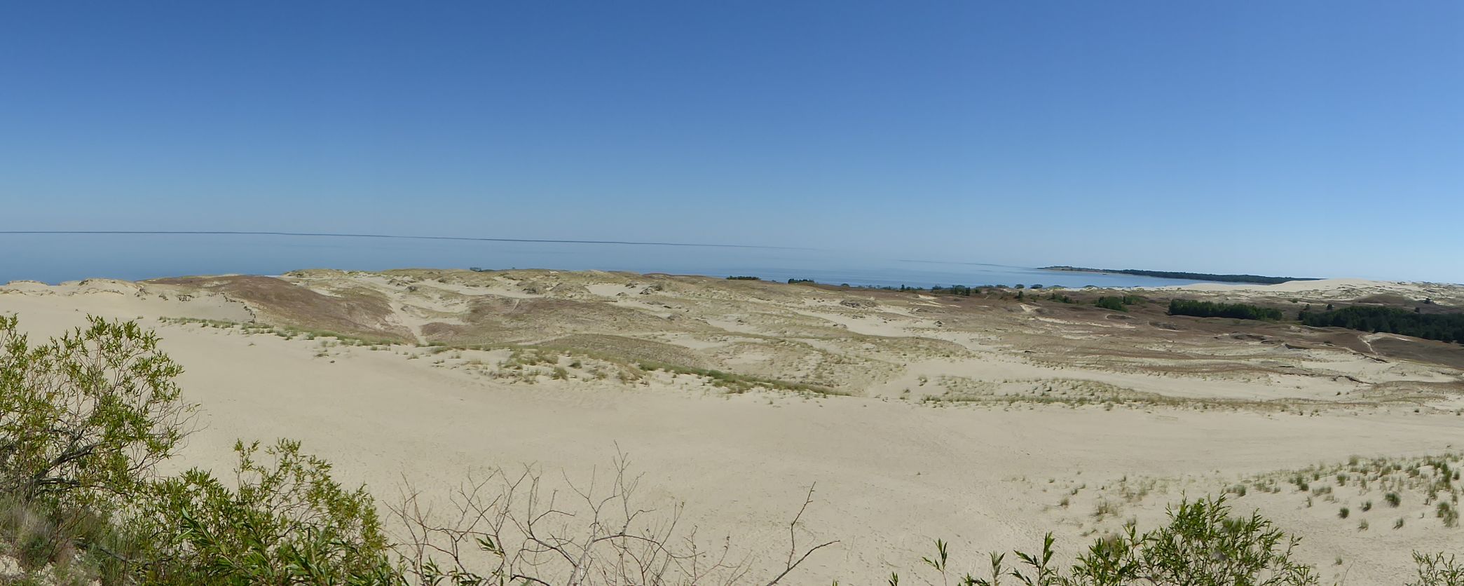 große Düne bei Nida, kurische Nehrung in Litauen